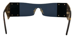 Dolce & Gabbana Gold Metal Rectangle Shades DG2263 Sunglasses -  Jewellery, Women -  Dolce & Gabbana.