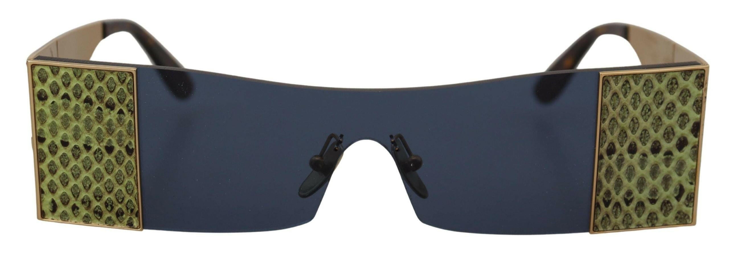 Dolce & Gabbana Gold Metal Rectangle Shades DG2263 Sunglasses -  Jewellery, Women -  Dolce & Gabbana.