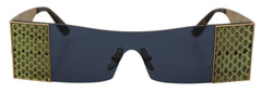 Dolce & Gabbana Gold Metal Rectangle Shades DG2263 Sunglasses -  Jewellery, Women -  Dolce & Gabbana.