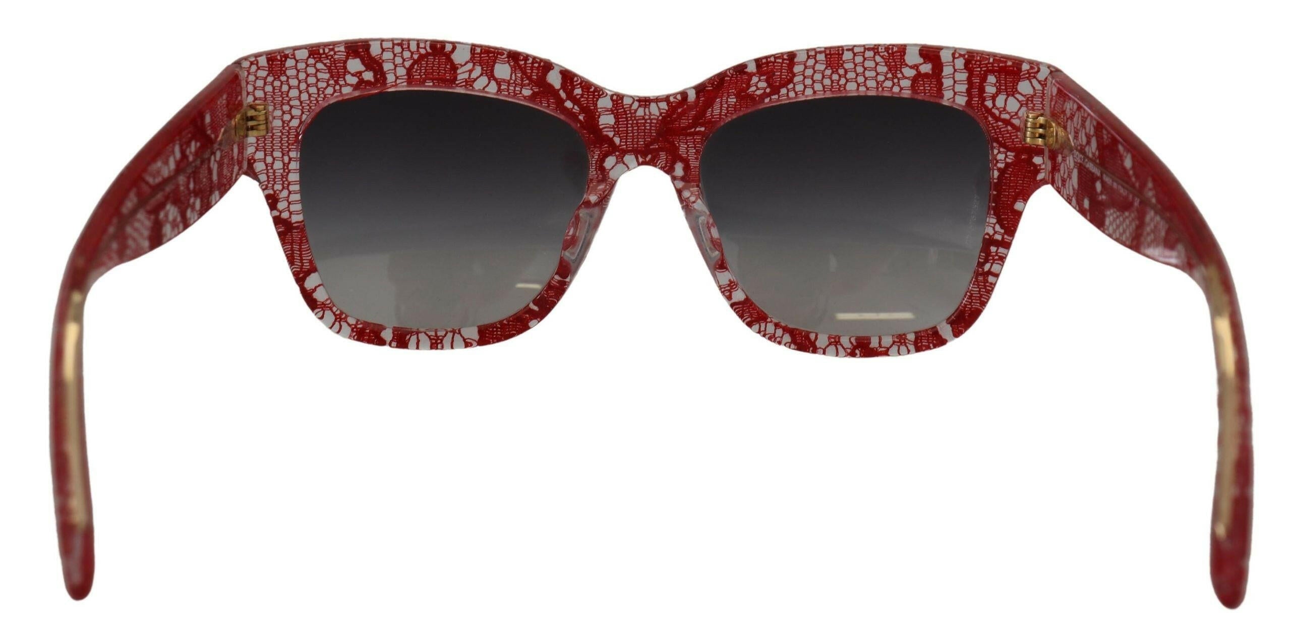 Dolce & Gabbana Red Lace Acetate Rectangle Shades  DG4231F  Sunglasses -  Jewellery, Women -  Dolce & Gabbana. Dolce & Gabbana Red Lace Acetate Rectangle Shades  DG4231F  Sunglasses -  Jewellery, Women -  Dolce & Gabbana.