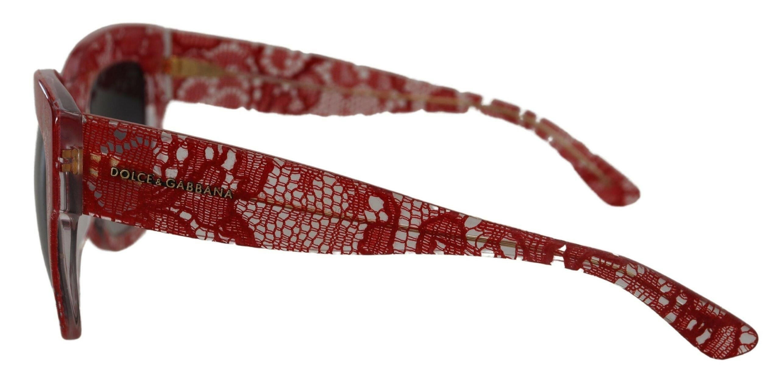 Dolce & Gabbana Red Lace Acetate Rectangle Shades DG4231Sunglasses -  Jewellery, Women -  Dolce & Gabbana. Dolce & Gabbana Red Lace Acetate Rectangle Shades DG4231Sunglasses -  Jewellery, Women -  Dolce & Gabbana.