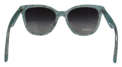 Dolce & Gabbana Blue Lace Acetate Crystal Round DG4190 Sunglasses -  Jewellery, Women -  Dolce & Gabbana.