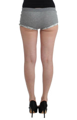 Ermanno Scervino Lingerie Gray Mini Shorts Sleepwear Hotpants -   -  Ermanno Scervino.
