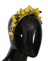 Dolce & Gabbana Yellow Lemons Sicily Crystal Diadem Tiara Headband -   -  Dolce & Gabbana.