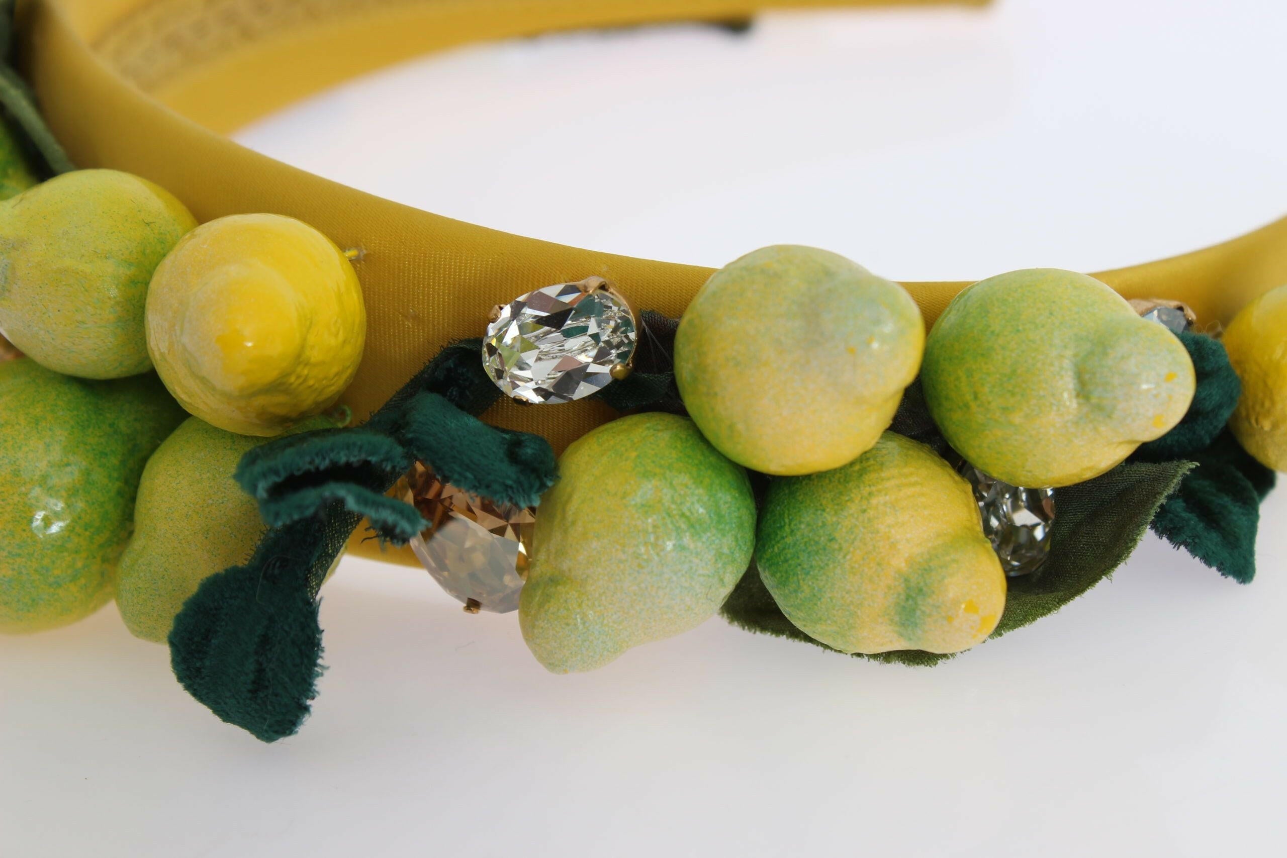 Dolce & Gabbana Yellow Lemons Sicily Crystal Diadem Tiara Headband -   -  Dolce & Gabbana. Dolce & Gabbana Yellow Lemons Sicily Crystal Diadem Tiara Headband -   -  Dolce & Gabbana.