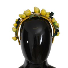 Dolce & Gabbana Yellow Lemons Sicily Crystal Diadem Tiara Headband -   -  Dolce & Gabbana.