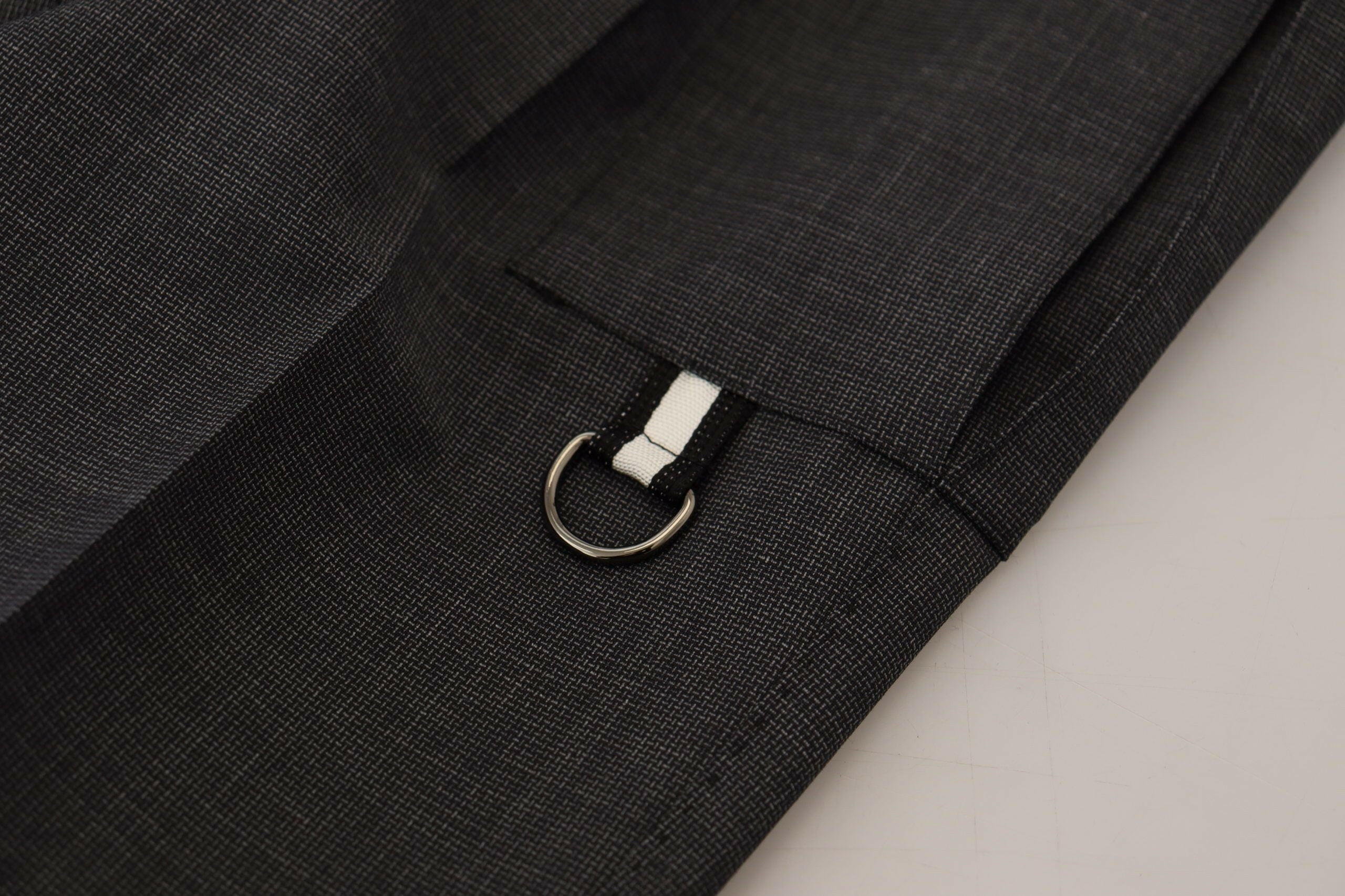 Dolce & Gabbana Gray Checked Cargo Trousers Stretch Pants -   -  Dolce & Gabbana. Dolce & Gabbana Gray Checked Cargo Trousers Stretch Pants -   -  Dolce & Gabbana.