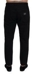 Dolce & Gabbana Black Loose Regular Torn Cotton Jeans -   -  Dolce & Gabbana.
