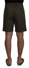 Dolce & Gabbana Green Chinos Cotton Casual Shorts -   -  Dolce & Gabbana.