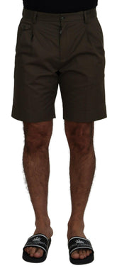 Dolce & Gabbana Green Chinos Cotton Casual Shorts -   -  Dolce & Gabbana.
