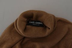 Dolce & Gabbana Beige Cashmere Turtleneck Pullover Sweater -   -  Dolce & Gabbana.