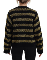 Dolce & Gabbana Black Gold D&G Crystal Cashmere Sweater -   -  Dolce & Gabbana.
