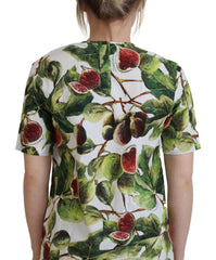Dolce & Gabbana Crew-neck Cotton Top Blouse Fruit T-shirt -   -  Dolce & Gabbana.