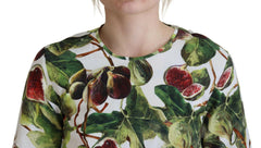 Dolce & Gabbana Crew-neck Cotton Top Blouse Fruit T-shirt -   -  Dolce & Gabbana.