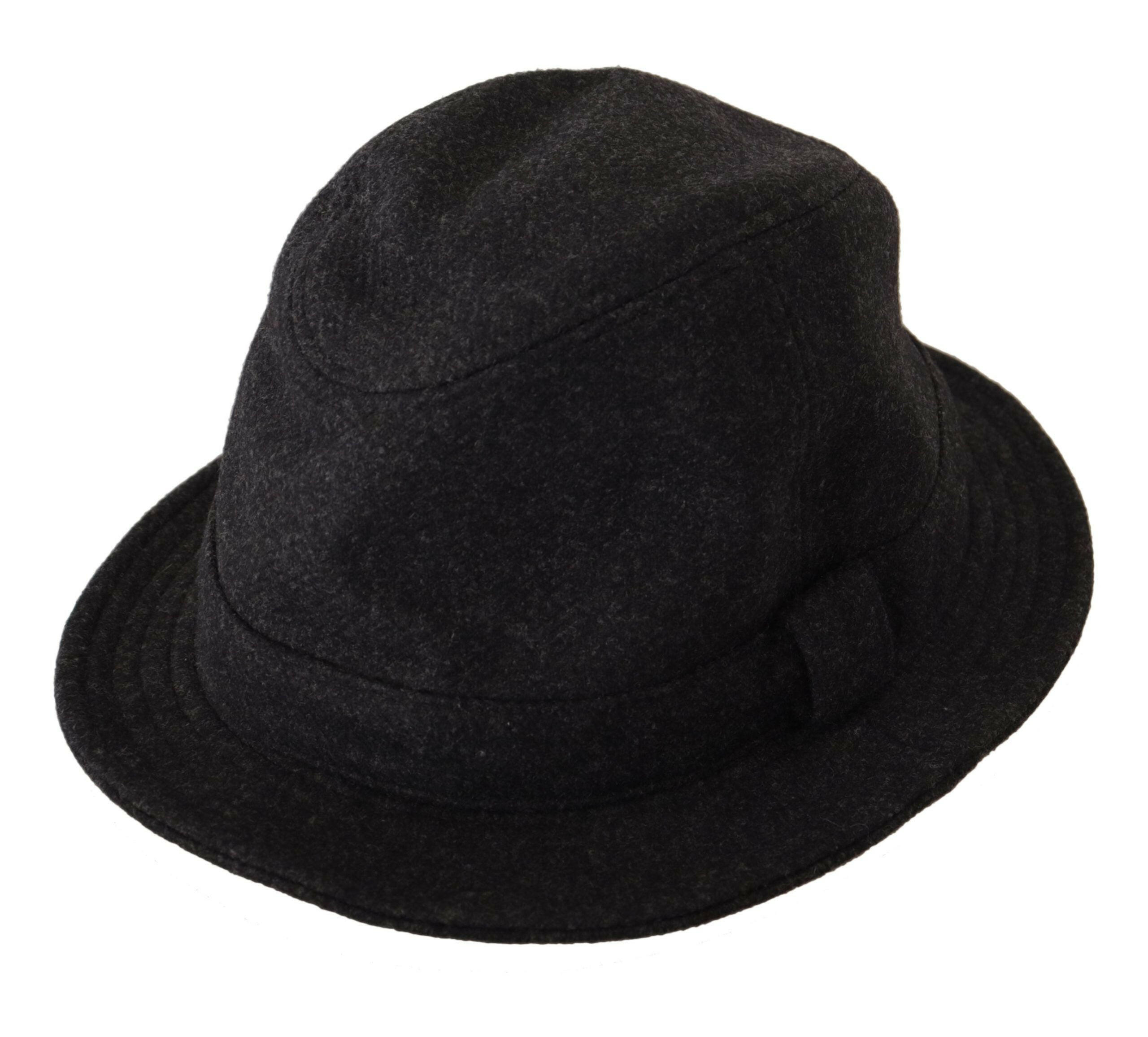 Dolce & Gabbana Gray Virgin Wool Logo Fedora Trilby Cappello Hat -   -  Dolce & Gabbana. Dolce & Gabbana Gray Virgin Wool Logo Fedora Trilby Cappello Hat -   -  Dolce & Gabbana.