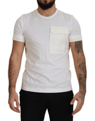 Dolce & Gabbana White Flap Pocket Short Sleeves T-shirt - - Dolce & Gabbana.