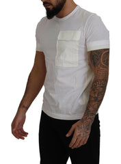 Dolce & Gabbana White Flap Pocket Short Sleeves T-shirt - - Dolce & Gabbana.
