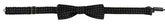 Dolce & Gabbana Black Silk Patterned Neck Papillon Accessory Bow Tie -  Neckties, Men -  Dolce & Gabbana.