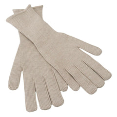 Dolce & Gabbana Ivory Cashmere Silk Hands Mitten Mens Gloves -   -  Dolce & Gabbana.