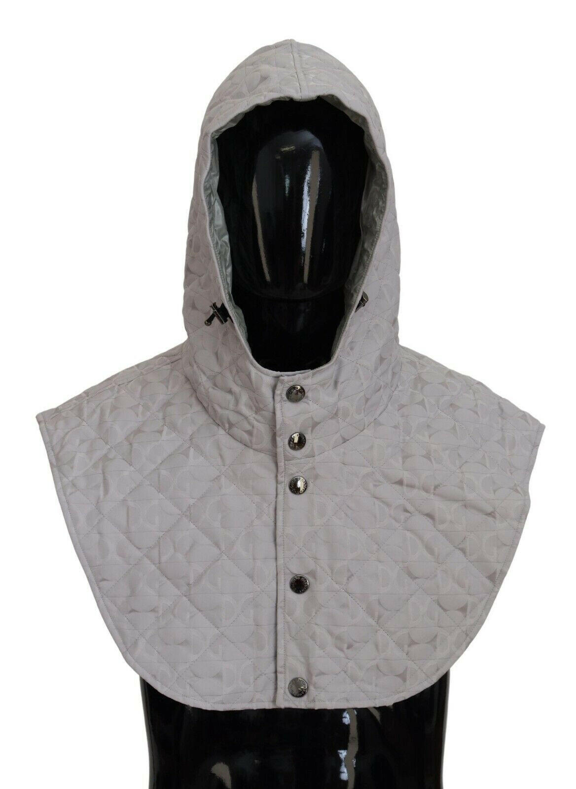 Dolce & Gabbana White Quilted Whole Head Wrap One Size Nylon Hat -   -  Dolce & Gabbana.