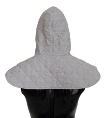 Dolce & Gabbana White Quilted Whole Head Wrap One Size Nylon Hat -   -  Dolce & Gabbana.