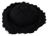 Dolce & Gabbana Black Cotton Wide Brim Shade Hat -   -  Dolce & Gabbana.
