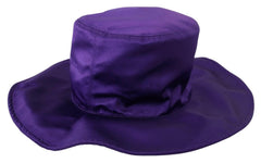 Dolce & Gabbana Purple Silk Stretch Top Hat -   -  Dolce & Gabbana.