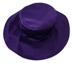 Dolce & Gabbana Purple Silk Stretch Top Hat -   -  Dolce & Gabbana.