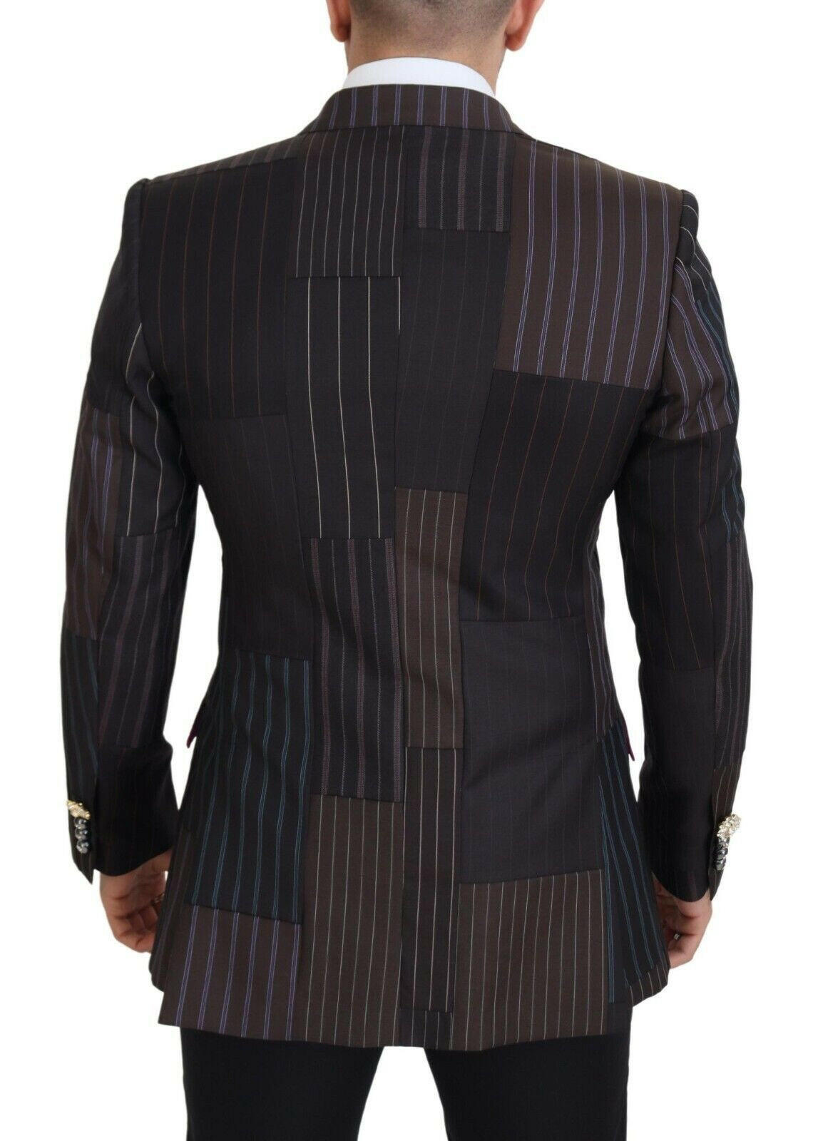 Dolce & Gabbana Multicolor Patchwork Stripes SICILIA Blazer -   -  Dolce & Gabbana. Dolce & Gabbana Multicolor Patchwork Stripes SICILIA Blazer -   -  Dolce & Gabbana.