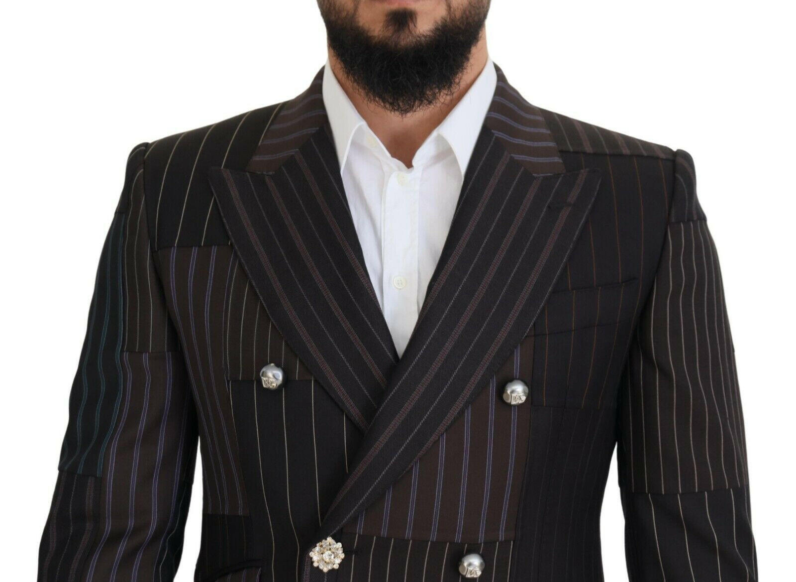 Dolce & Gabbana Multicolor Patchwork Stripes SICILIA Blazer -   -  Dolce & Gabbana. Dolce & Gabbana Multicolor Patchwork Stripes SICILIA Blazer -   -  Dolce & Gabbana.