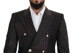 Dolce & Gabbana Multicolor Patchwork Stripes SICILIA Blazer -   -  Dolce & Gabbana.
