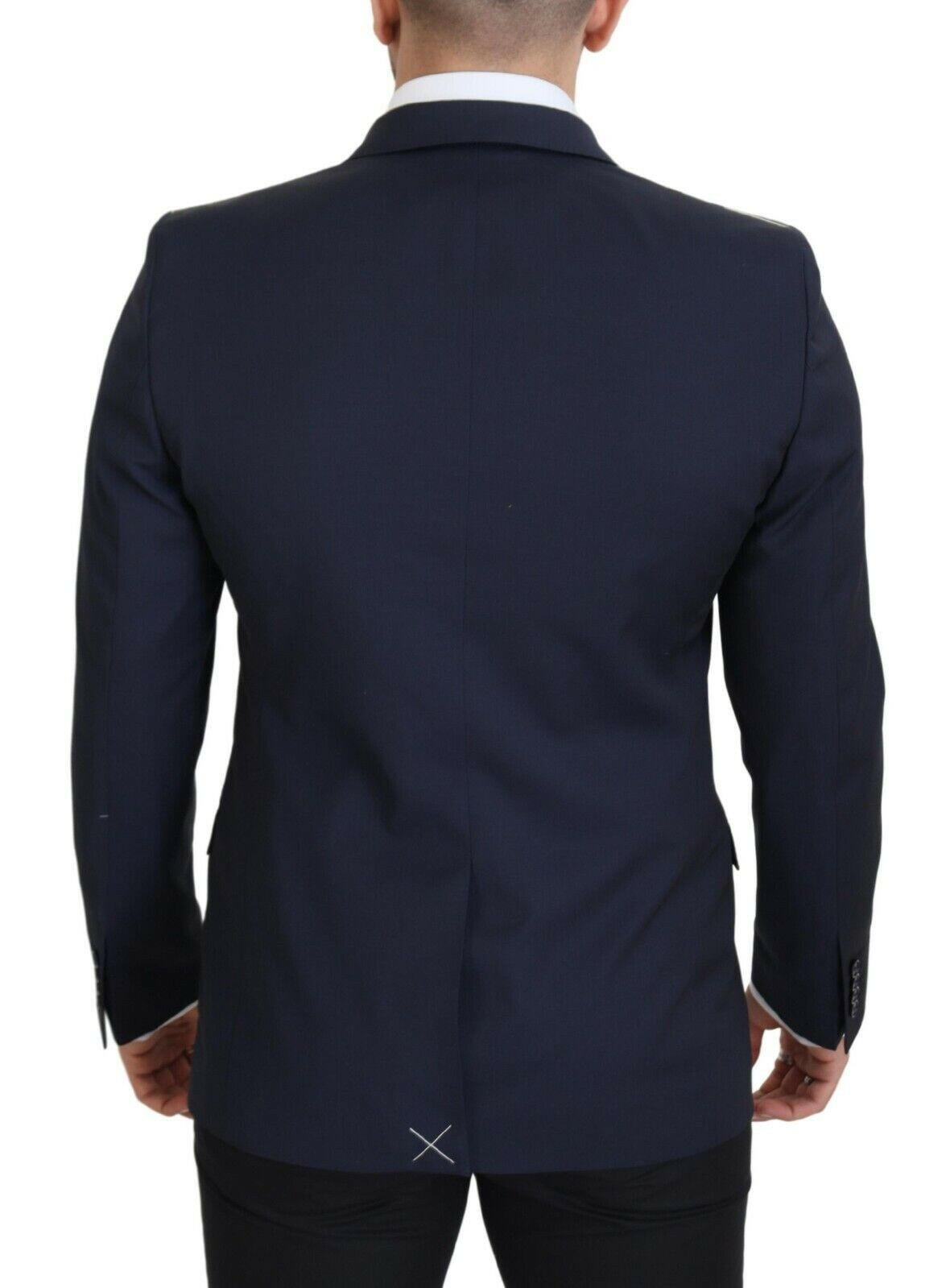Dolce & Gabbana Dark Blue Wool Single Breasted MARTINI Blazer -   -  Dolce & Gabbana. Dolce & Gabbana Dark Blue Wool Single Breasted MARTINI Blazer -   -  Dolce & Gabbana.