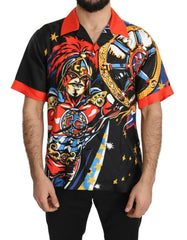 Dolce & Gabbana Multicolor Printed Short Sleeves Casual Shirt -   -  Dolce & Gabbana.