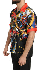 Dolce & Gabbana Multicolor Printed Short Sleeves Casual Shirt -   -  Dolce & Gabbana.