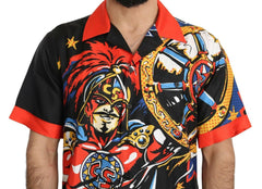 Dolce & Gabbana Multicolor Printed Short Sleeves Casual Shirt -   -  Dolce & Gabbana.