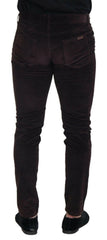 Dolce & Gabbana Brown Corduroy Men Casual Trouser Pants -   -  Dolce & Gabbana.
