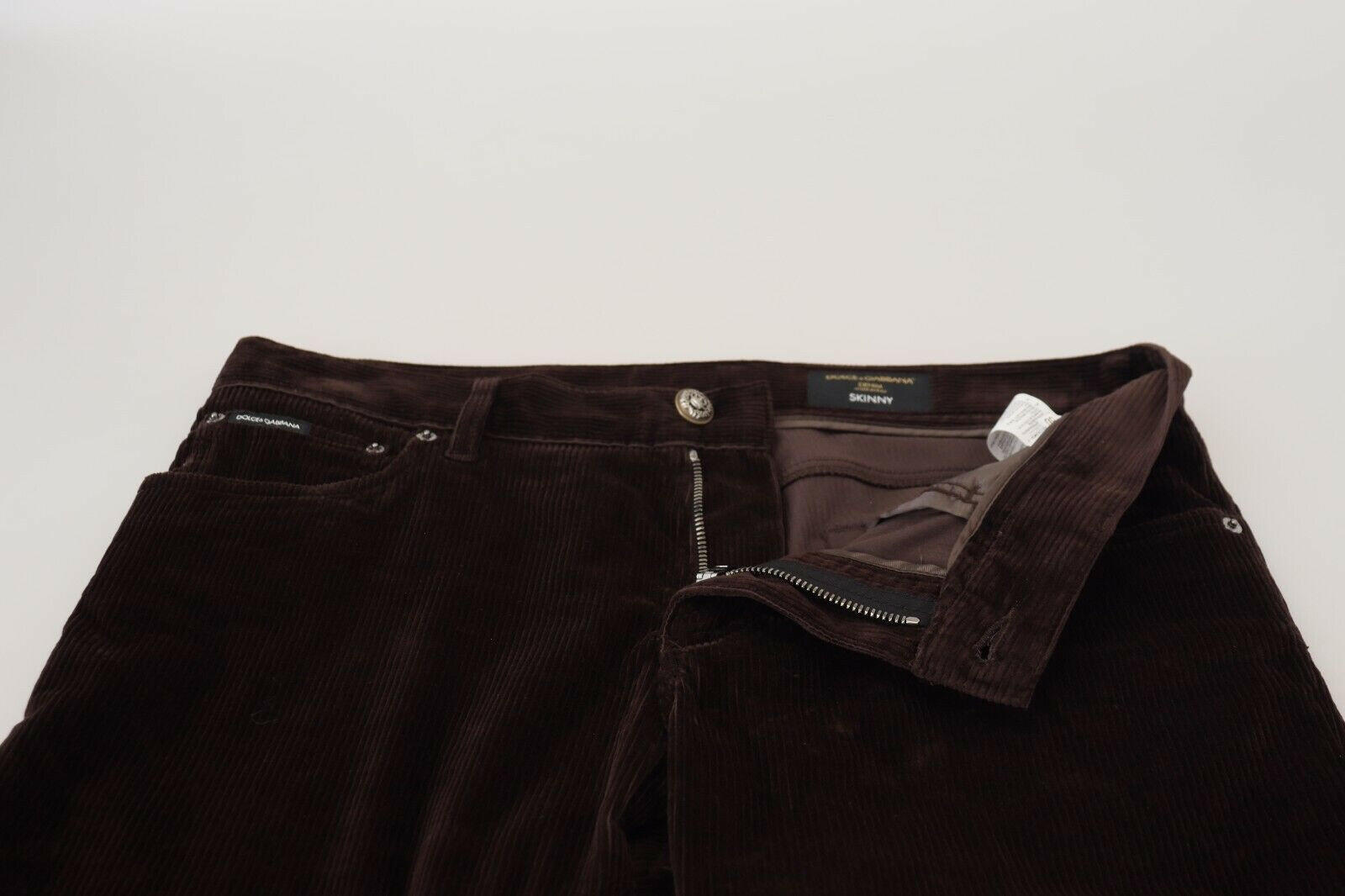 Dolce & Gabbana Brown Corduroy Men Casual Trouser Pants -   -  Dolce & Gabbana. Dolce & Gabbana Brown Corduroy Men Casual Trouser Pants -   -  Dolce & Gabbana.