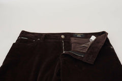 Dolce & Gabbana Brown Corduroy Men Casual Trouser Pants -   -  Dolce & Gabbana.