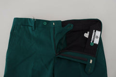 BENCIVENGA Green Straight Fit Men Formal Trousers Pants -   -  BENCIVENGA.