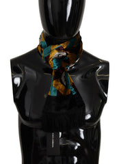 Dolce & Gabbana Multicolor DG Logo Print Shawl Wrap Fringe Scarf - - Dolce & Gabbana.