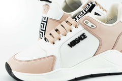 Versace Powder Pink Splendor Sneakers -   -  Versace.
