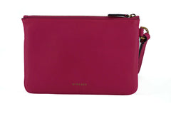 Versace Elegant Pink Leather Pouch Clutch -  Luxury Clutch Bag for Women -  Versace.