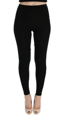 Dolce & Gabbana Black Slim Fit Women Cashmere Pants -   -  Dolce & Gabbana.