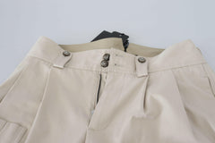 Dolce & Gabbana Beige High Waist Women Pants -   -  Dolce & Gabbana.