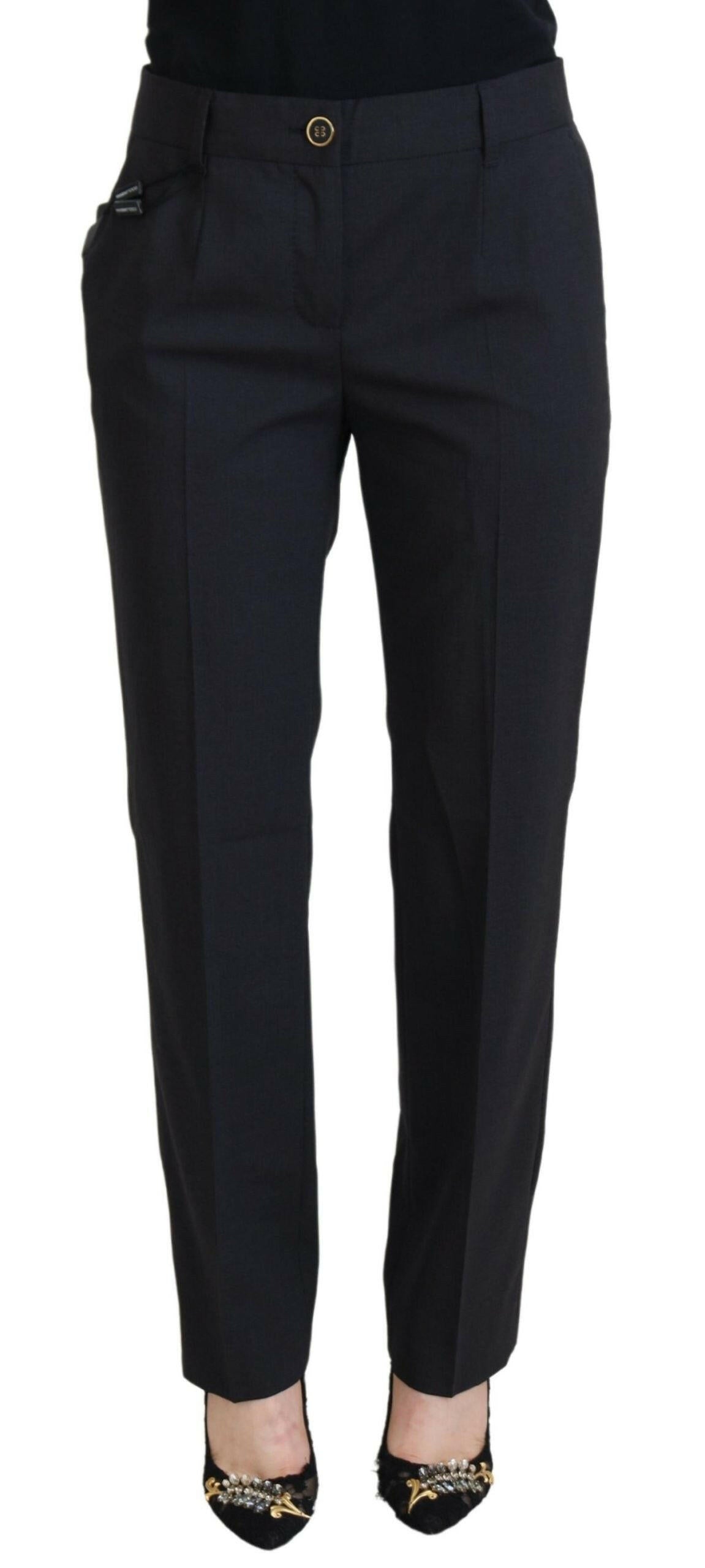 Dolce & Gabbana Grey Women Formal Tapered Pants -   -  Dolce & Gabbana.
