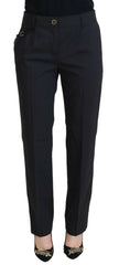 Dolce & Gabbana Grey Women Formal Tapered Pants -   -  Dolce & Gabbana.
