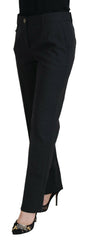 Dolce & Gabbana Grey Women Formal Tapered Pants -   -  Dolce & Gabbana.