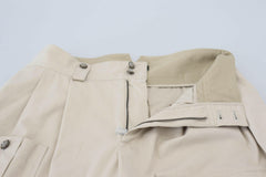 Dolce & Gabbana Beige Cotton Women Cargo Pants -   -  Dolce & Gabbana.