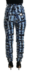 Dolce & Gabbana Multicolor Patchwork Cotton Denim Jeans -   -  Dolce & Gabbana.