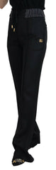 Dolce & Gabbana Black Straight Fit Cotton Pants -   -  Dolce & Gabbana.